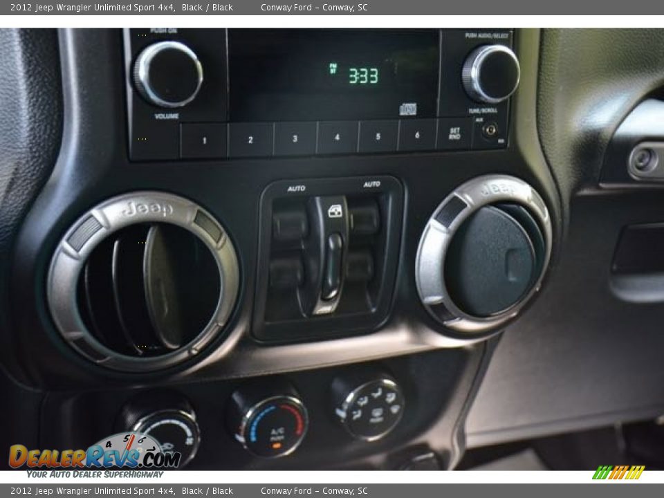 2012 Jeep Wrangler Unlimited Sport 4x4 Black / Black Photo #28