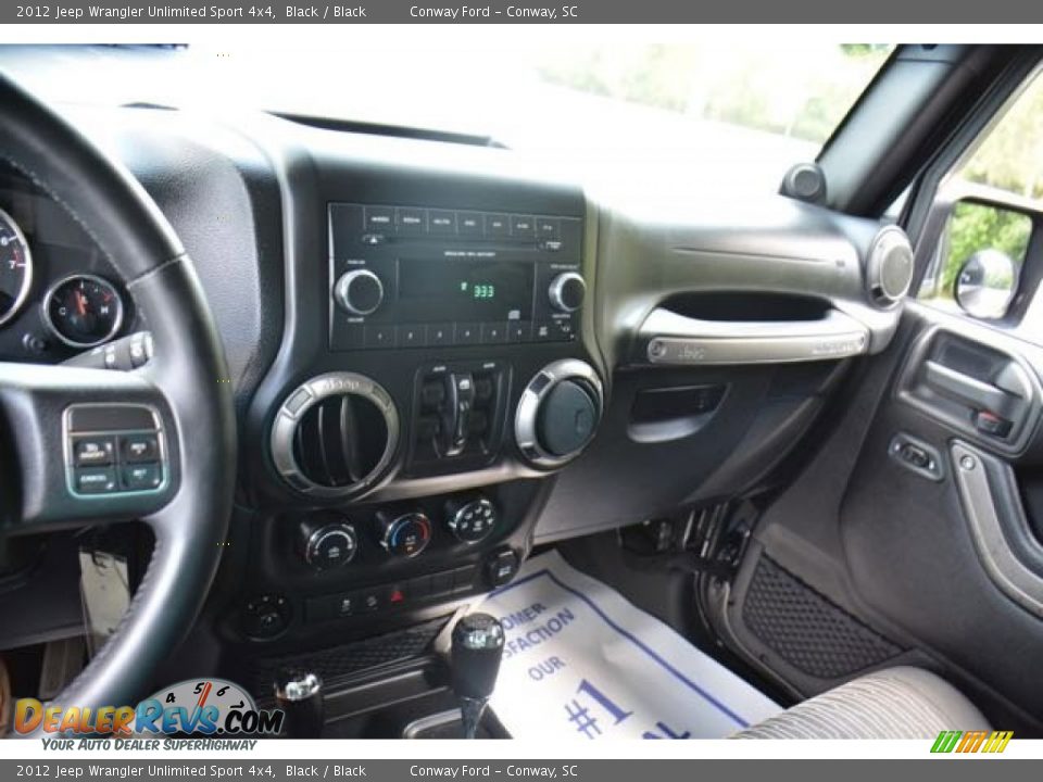 2012 Jeep Wrangler Unlimited Sport 4x4 Black / Black Photo #31