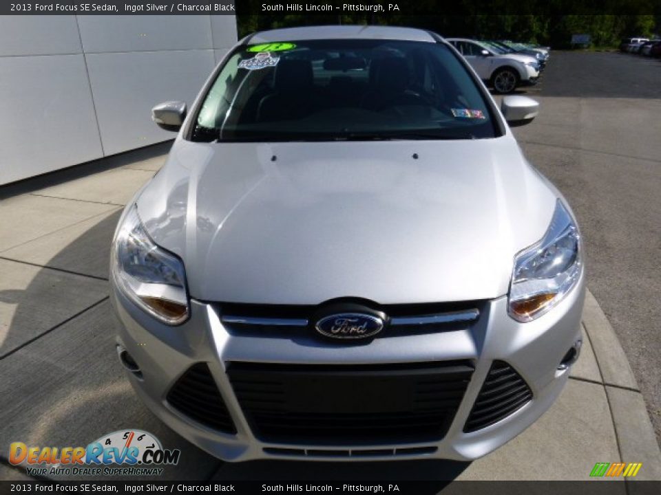 2013 Ford Focus SE Sedan Ingot Silver / Charcoal Black Photo #8