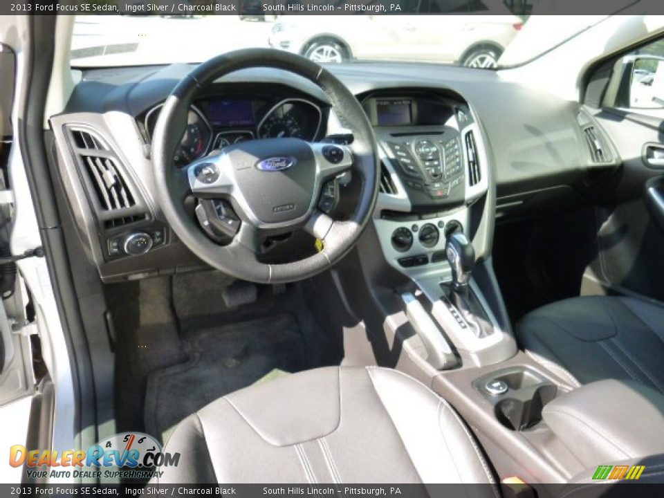 2013 Ford Focus SE Sedan Ingot Silver / Charcoal Black Photo #17