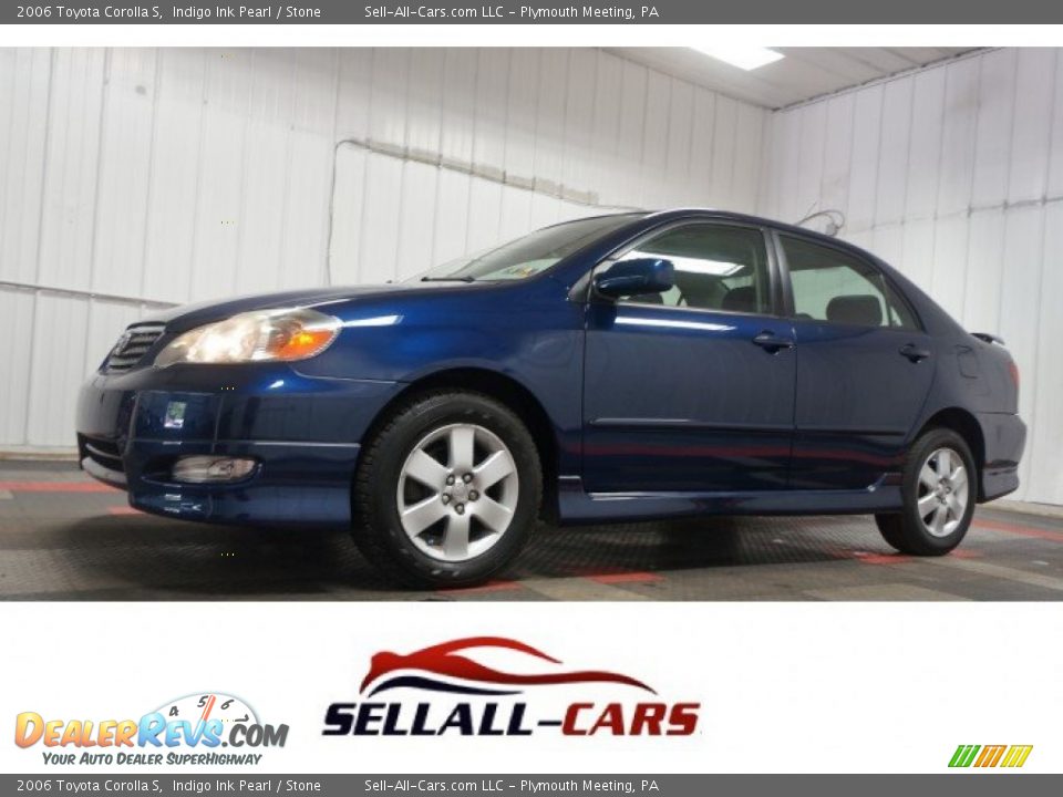 2006 Toyota Corolla S Indigo Ink Pearl / Stone Photo #1