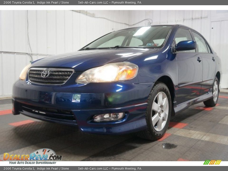 2006 Toyota Corolla S Indigo Ink Pearl / Stone Photo #3