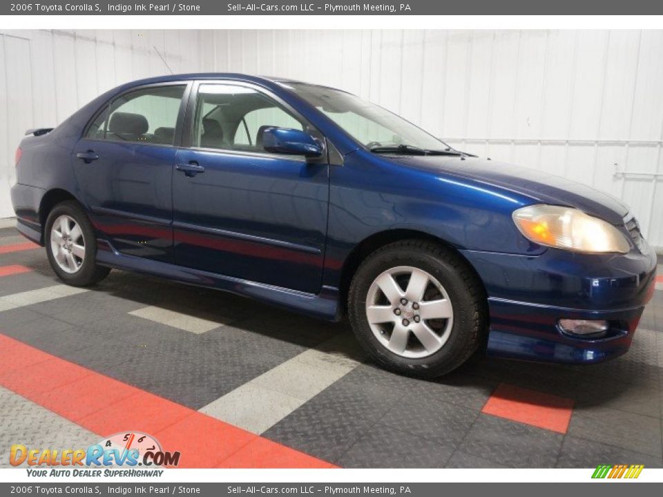 2006 Toyota Corolla S Indigo Ink Pearl / Stone Photo #6