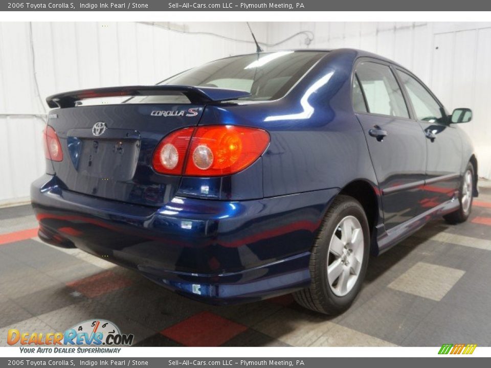 2006 Toyota Corolla S Indigo Ink Pearl / Stone Photo #8