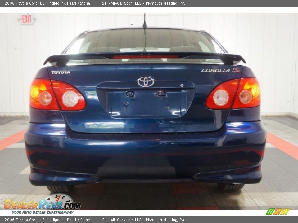 2006 Toyota Corolla S Indigo Ink Pearl / Stone Photo #9