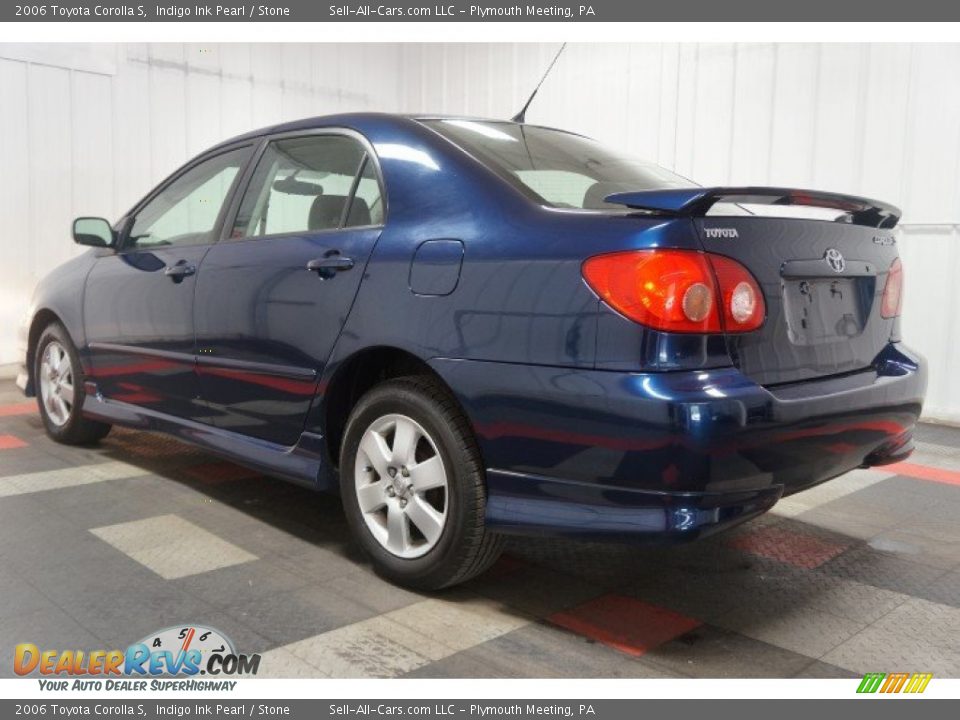 2006 Toyota Corolla S Indigo Ink Pearl / Stone Photo #10