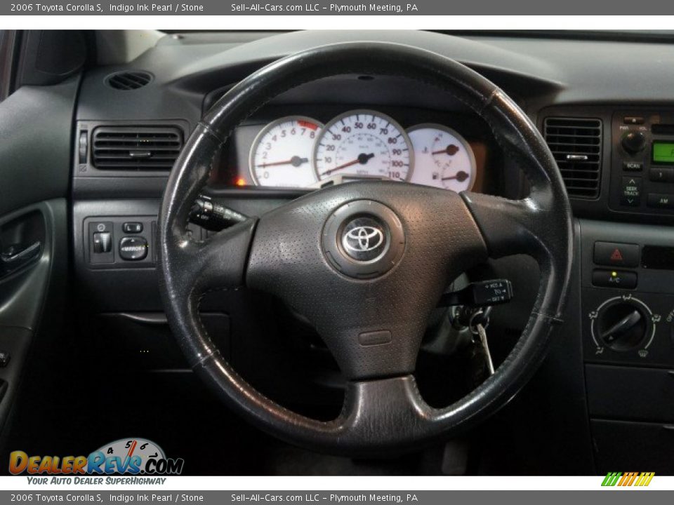 2006 Toyota Corolla S Indigo Ink Pearl / Stone Photo #21