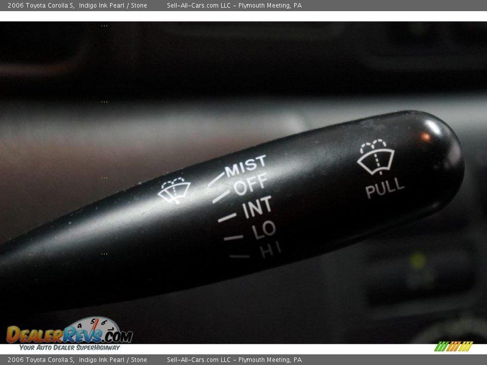 2006 Toyota Corolla S Indigo Ink Pearl / Stone Photo #24