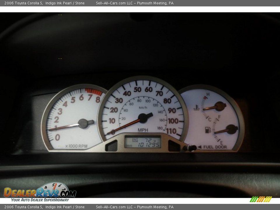 2006 Toyota Corolla S Indigo Ink Pearl / Stone Photo #26
