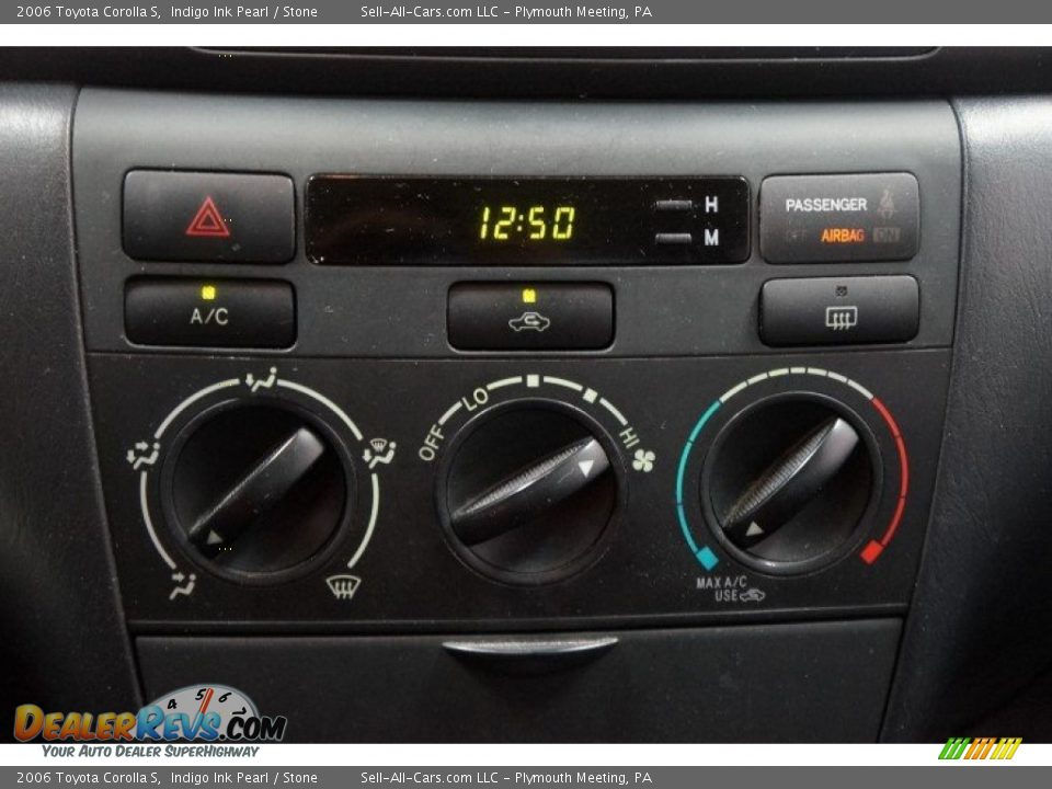2006 Toyota Corolla S Indigo Ink Pearl / Stone Photo #29