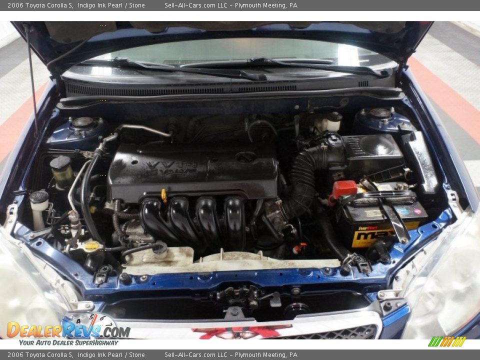 2006 Toyota Corolla S Indigo Ink Pearl / Stone Photo #31