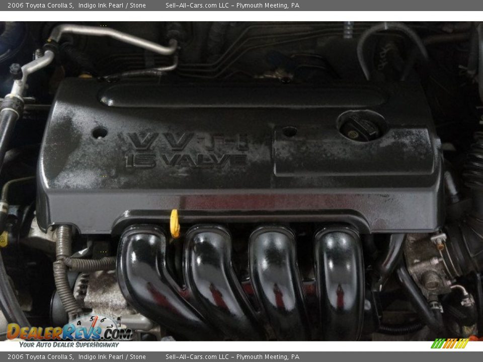 2006 Toyota Corolla S Indigo Ink Pearl / Stone Photo #32