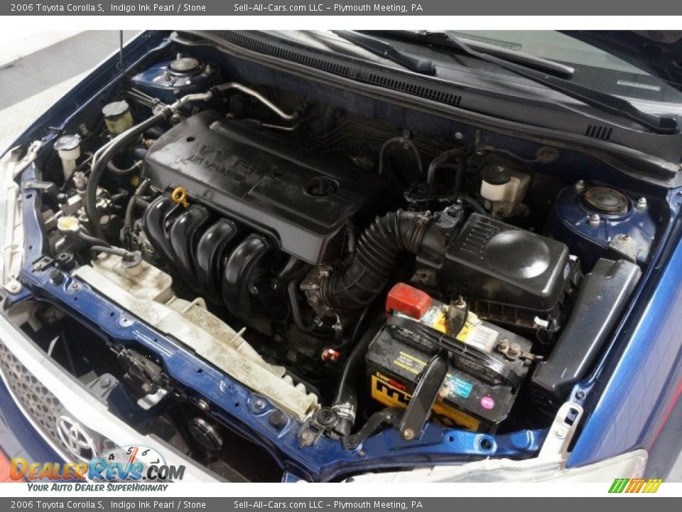 2006 Toyota Corolla S Indigo Ink Pearl / Stone Photo #34