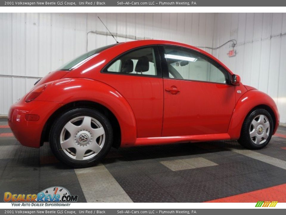 2001 Volkswagen New Beetle GLS Coupe Uni Red / Black Photo #7