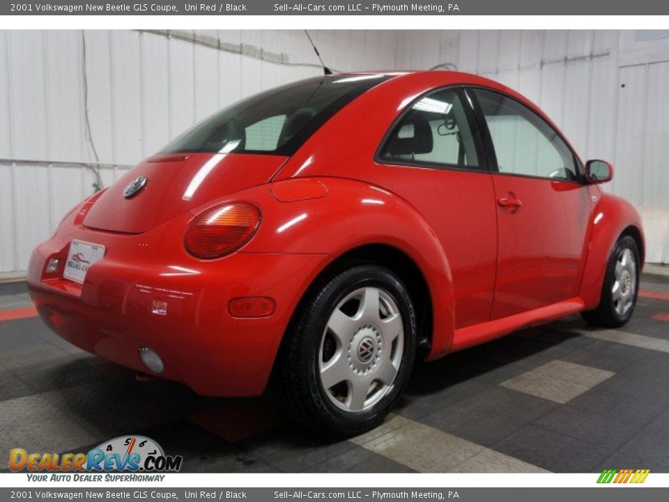 2001 Volkswagen New Beetle GLS Coupe Uni Red / Black Photo #8