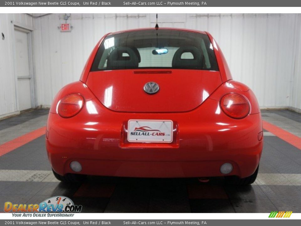 2001 Volkswagen New Beetle GLS Coupe Uni Red / Black Photo #9