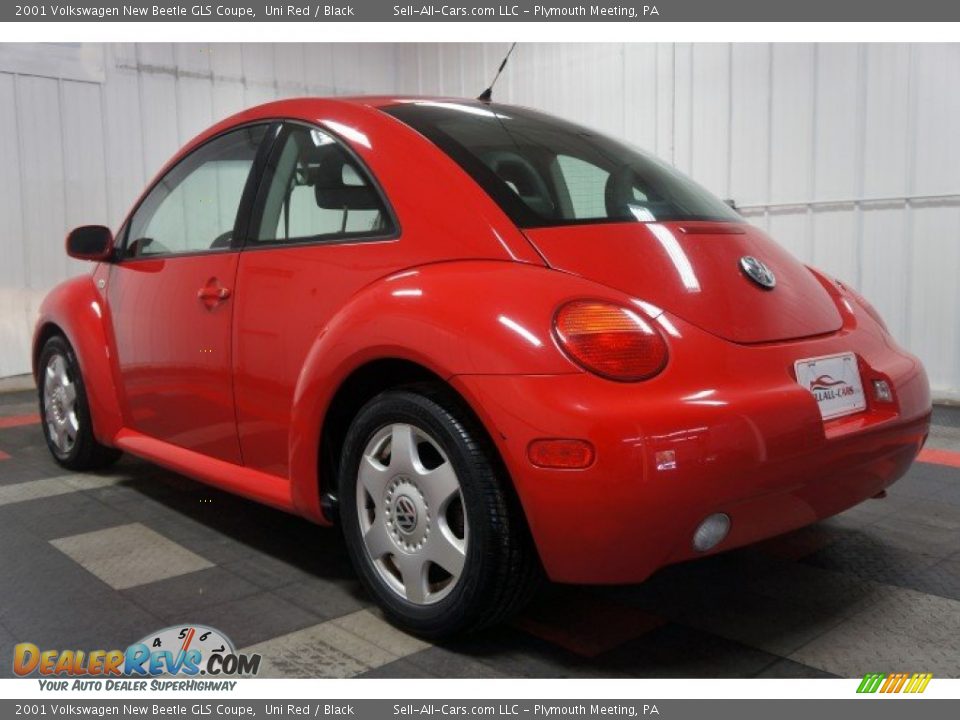 2001 Volkswagen New Beetle GLS Coupe Uni Red / Black Photo #10