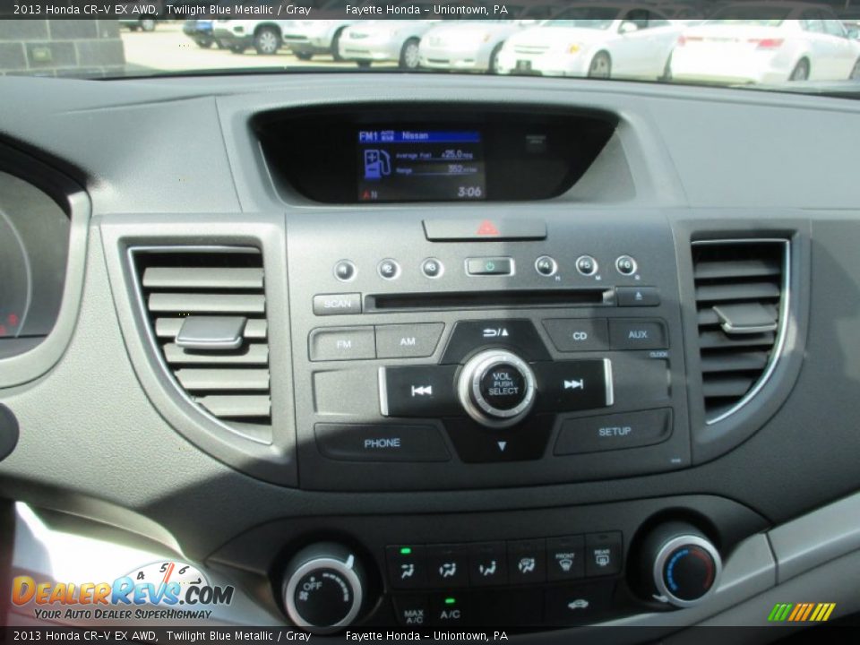 2013 Honda CR-V EX AWD Twilight Blue Metallic / Gray Photo #11