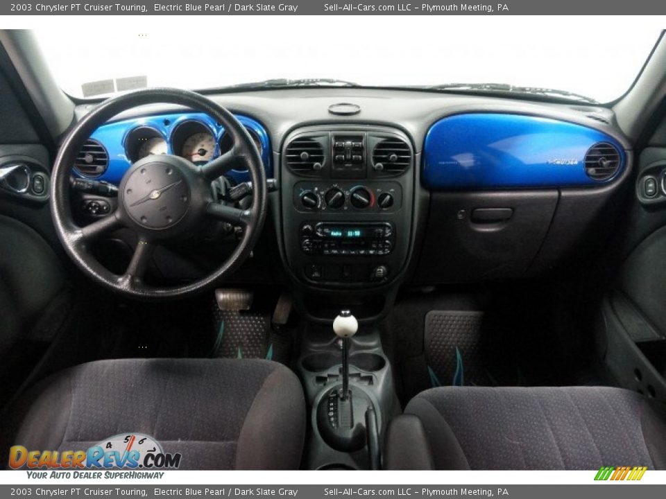 2003 Chrysler PT Cruiser Touring Electric Blue Pearl / Dark Slate Gray Photo #18