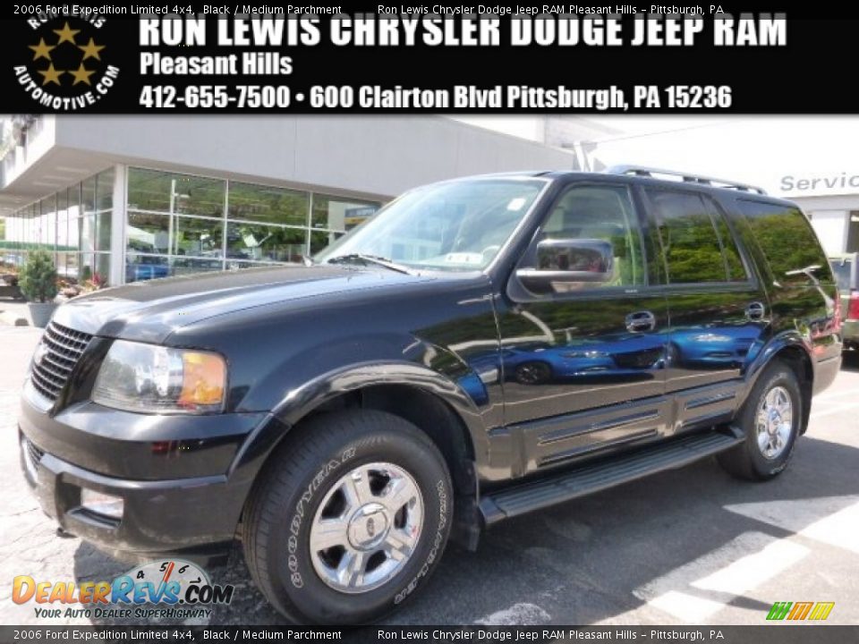 2006 Ford Expedition Limited 4x4 Black / Medium Parchment Photo #1