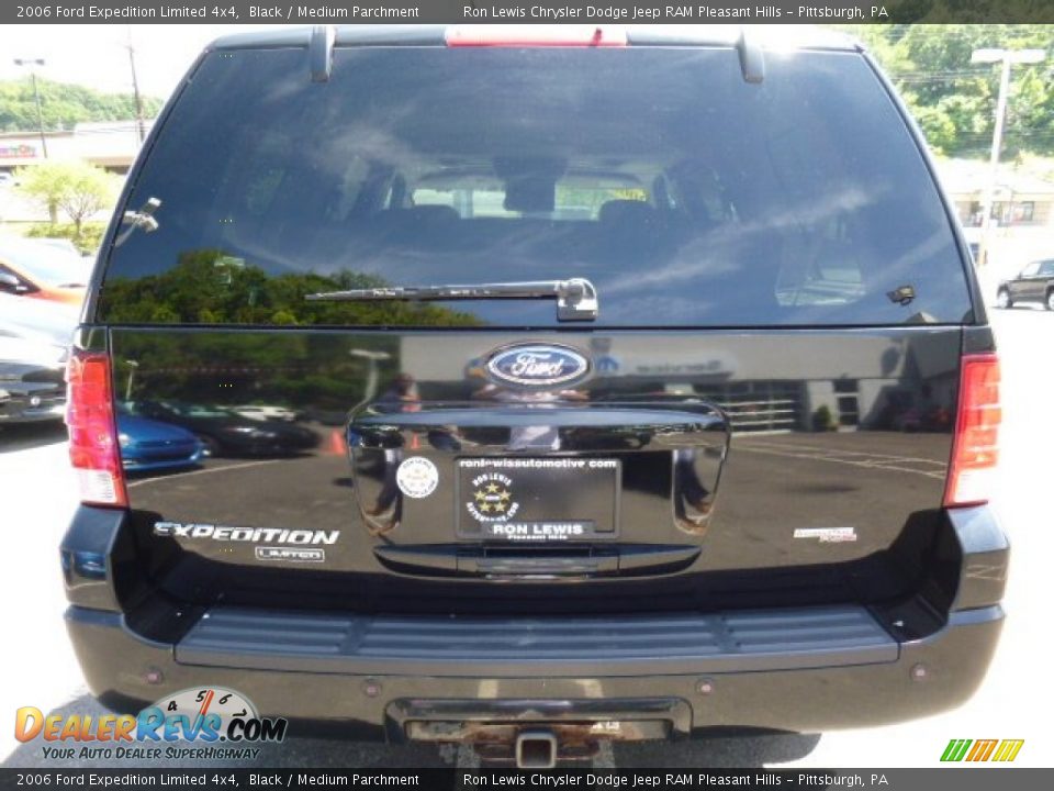 2006 Ford Expedition Limited 4x4 Black / Medium Parchment Photo #3