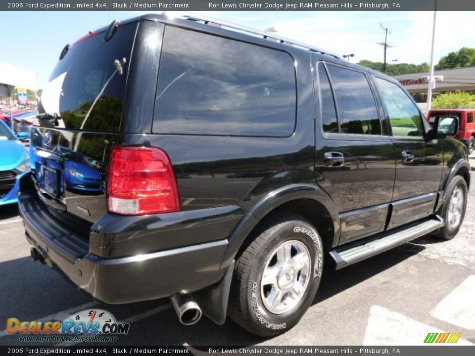 2006 Ford Expedition Limited 4x4 Black / Medium Parchment Photo #6
