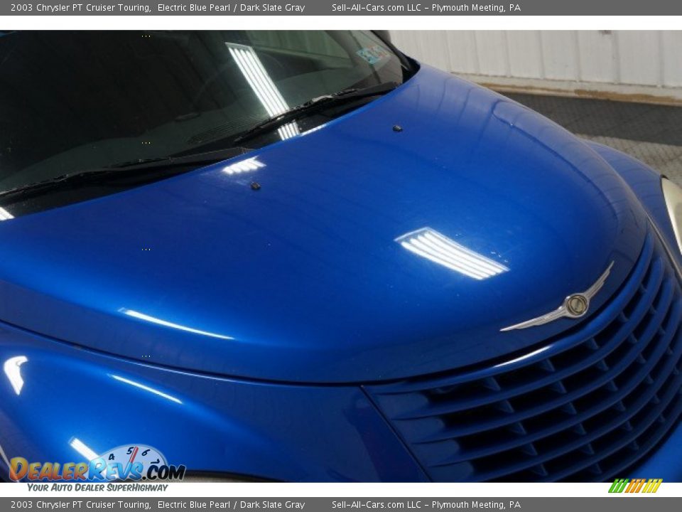 2003 Chrysler PT Cruiser Touring Electric Blue Pearl / Dark Slate Gray Photo #35