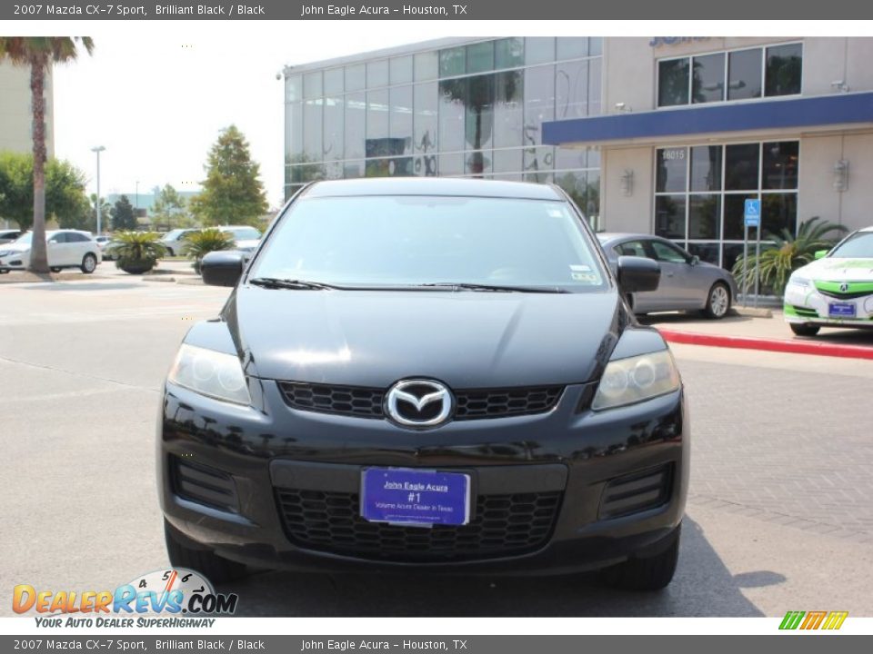 2007 Mazda CX-7 Sport Brilliant Black / Black Photo #8