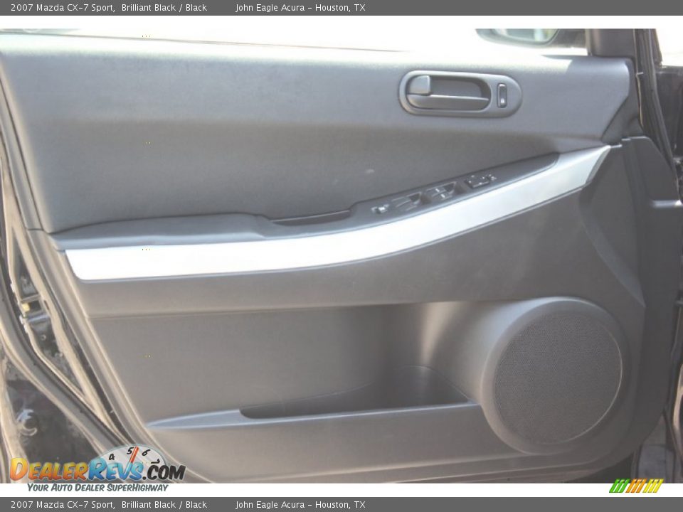 2007 Mazda CX-7 Sport Brilliant Black / Black Photo #10