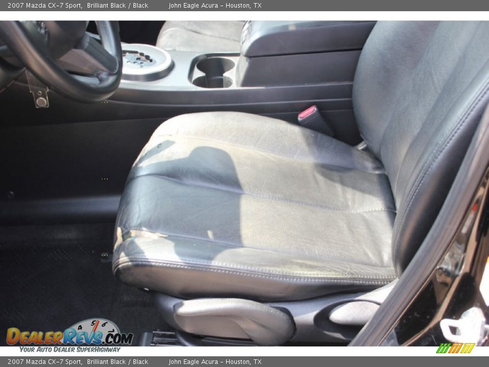 2007 Mazda CX-7 Sport Brilliant Black / Black Photo #11