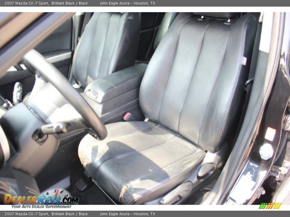 2007 Mazda CX-7 Sport Brilliant Black / Black Photo #12