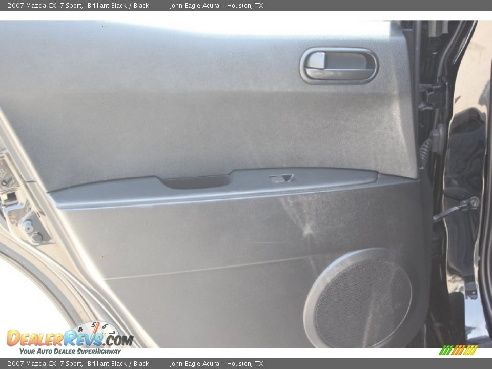 2007 Mazda CX-7 Sport Brilliant Black / Black Photo #13