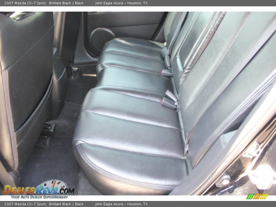 2007 Mazda CX-7 Sport Brilliant Black / Black Photo #14
