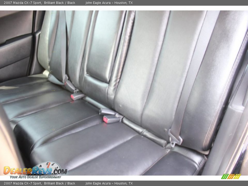 2007 Mazda CX-7 Sport Brilliant Black / Black Photo #15