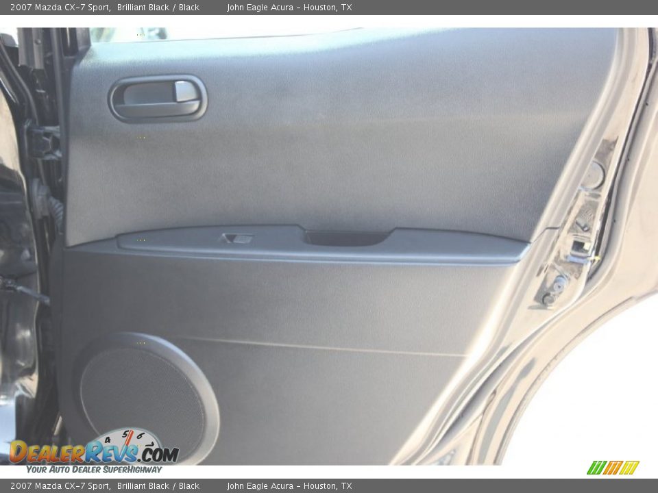 2007 Mazda CX-7 Sport Brilliant Black / Black Photo #17