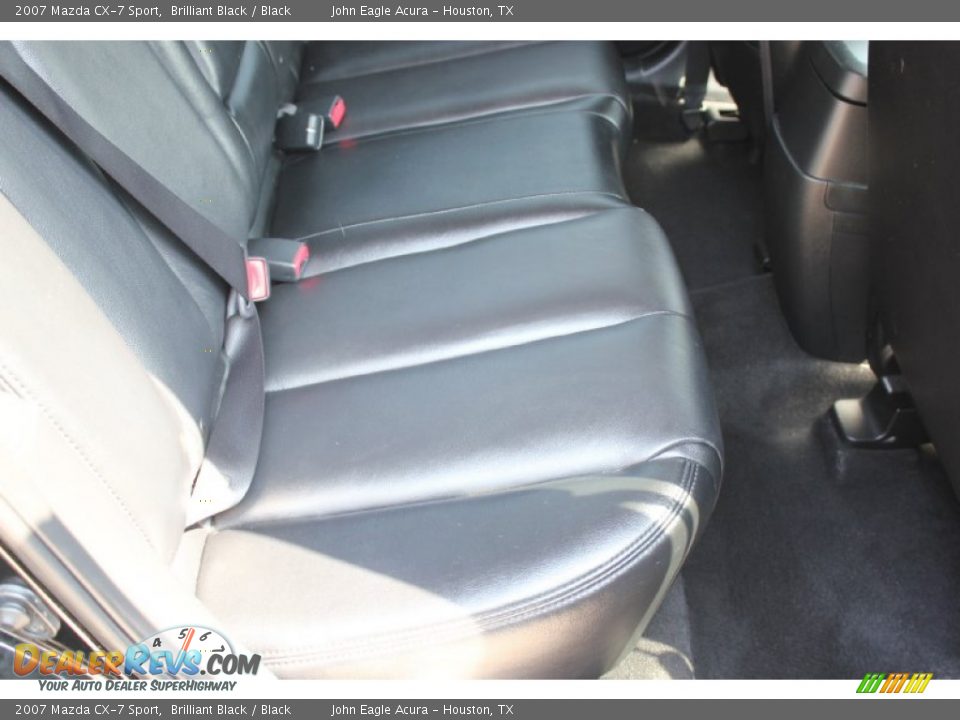 2007 Mazda CX-7 Sport Brilliant Black / Black Photo #18