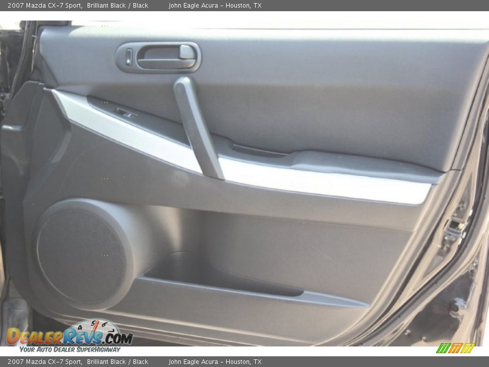 2007 Mazda CX-7 Sport Brilliant Black / Black Photo #20