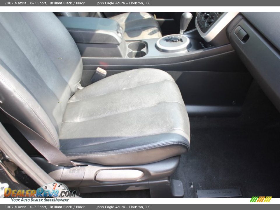 2007 Mazda CX-7 Sport Brilliant Black / Black Photo #21