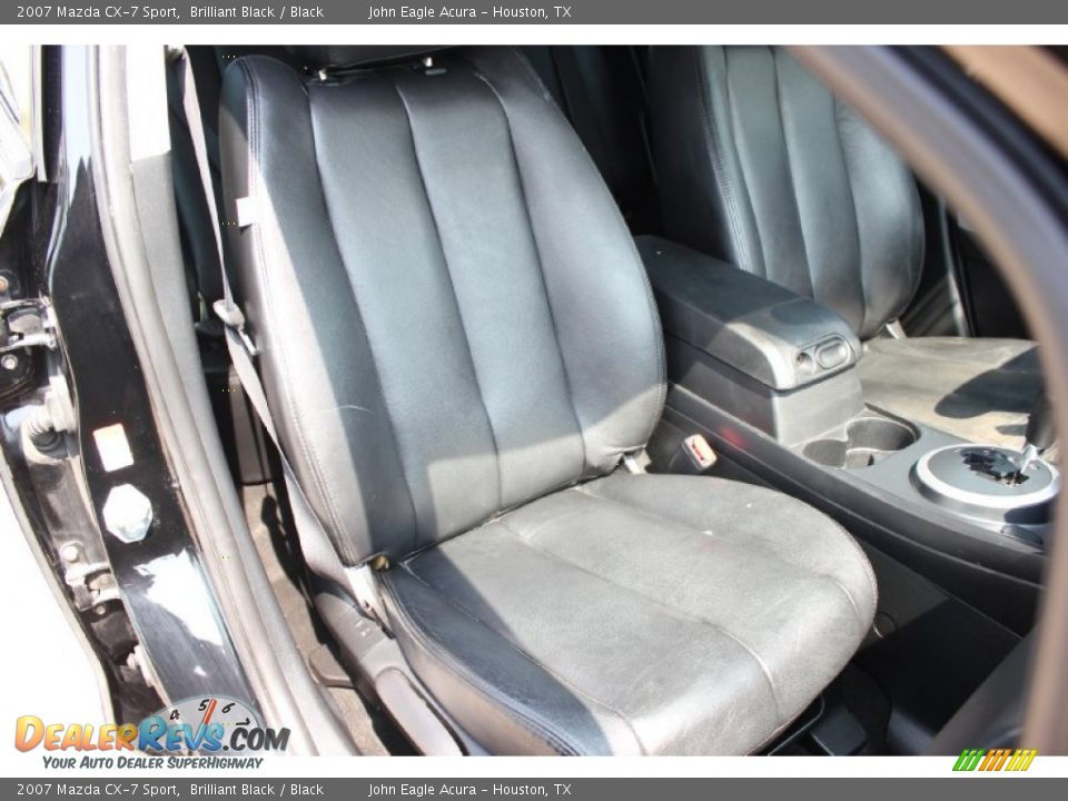 2007 Mazda CX-7 Sport Brilliant Black / Black Photo #22