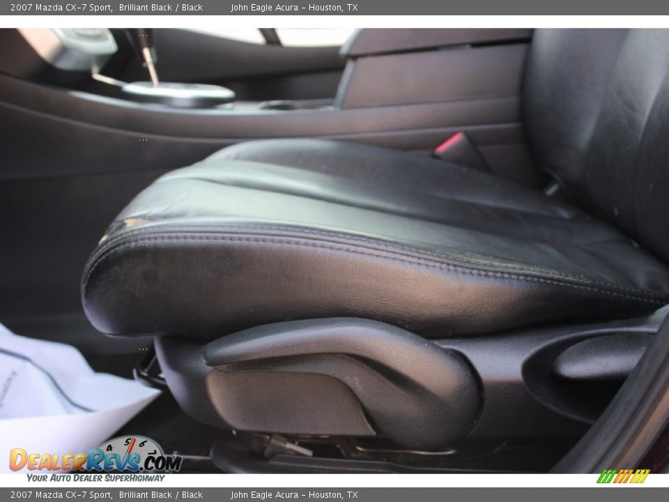2007 Mazda CX-7 Sport Brilliant Black / Black Photo #24
