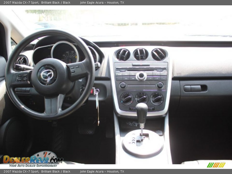 2007 Mazda CX-7 Sport Brilliant Black / Black Photo #25