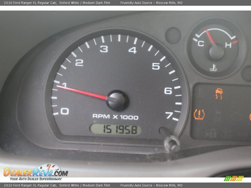2010 Ford Ranger XL Regular Cab Oxford White / Medium Dark Flint Photo #5