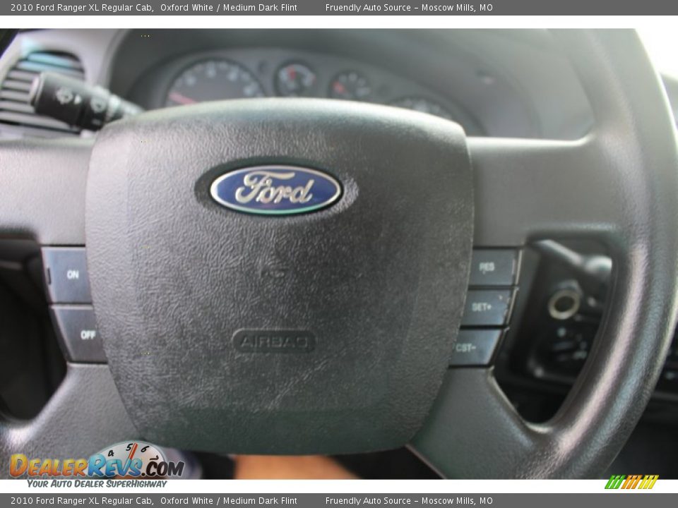 2010 Ford Ranger XL Regular Cab Oxford White / Medium Dark Flint Photo #7