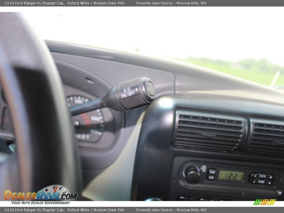 2010 Ford Ranger XL Regular Cab Oxford White / Medium Dark Flint Photo #8