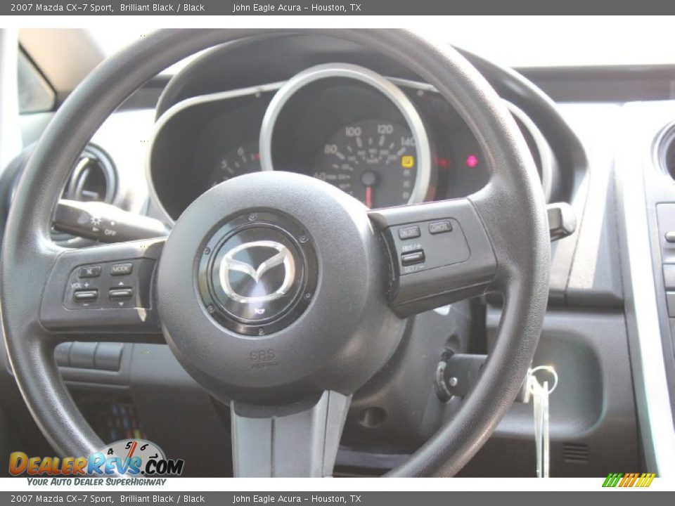 2007 Mazda CX-7 Sport Brilliant Black / Black Photo #27