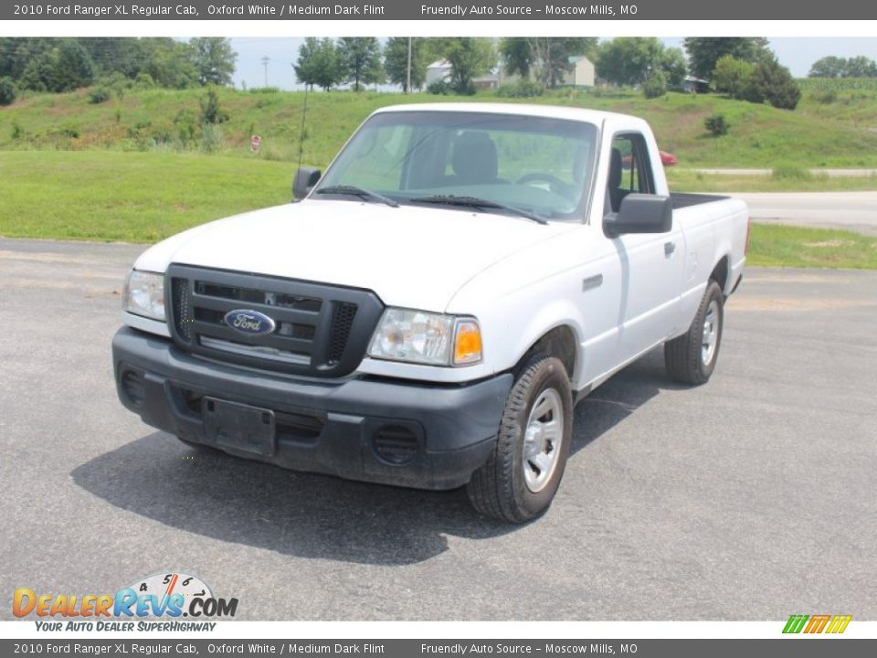 2010 Ford Ranger XL Regular Cab Oxford White / Medium Dark Flint Photo #10