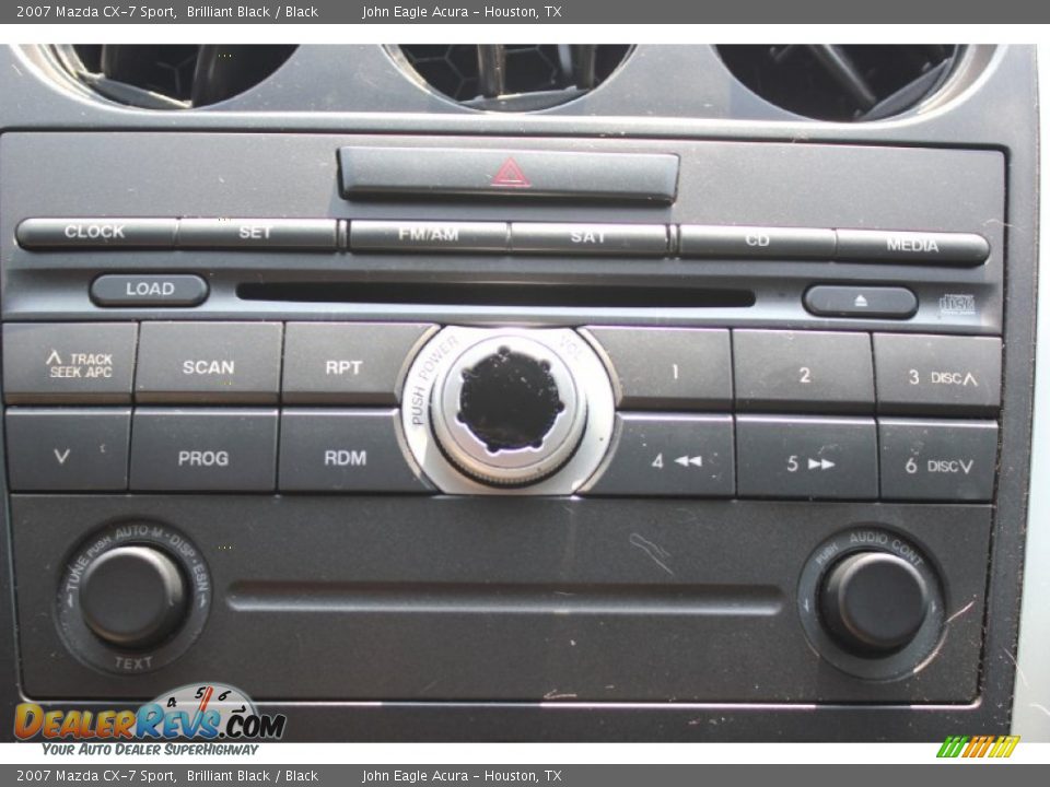 2007 Mazda CX-7 Sport Brilliant Black / Black Photo #28