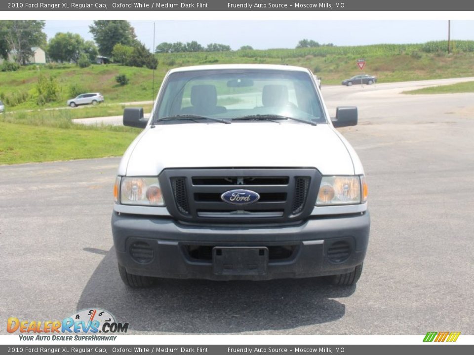 2010 Ford Ranger XL Regular Cab Oxford White / Medium Dark Flint Photo #11