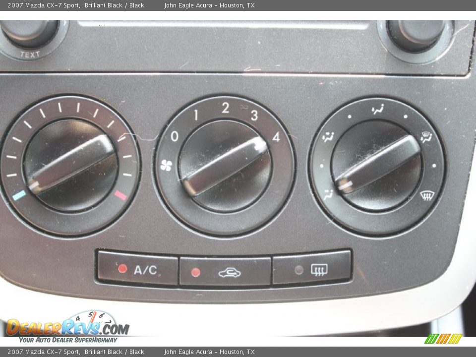 2007 Mazda CX-7 Sport Brilliant Black / Black Photo #29
