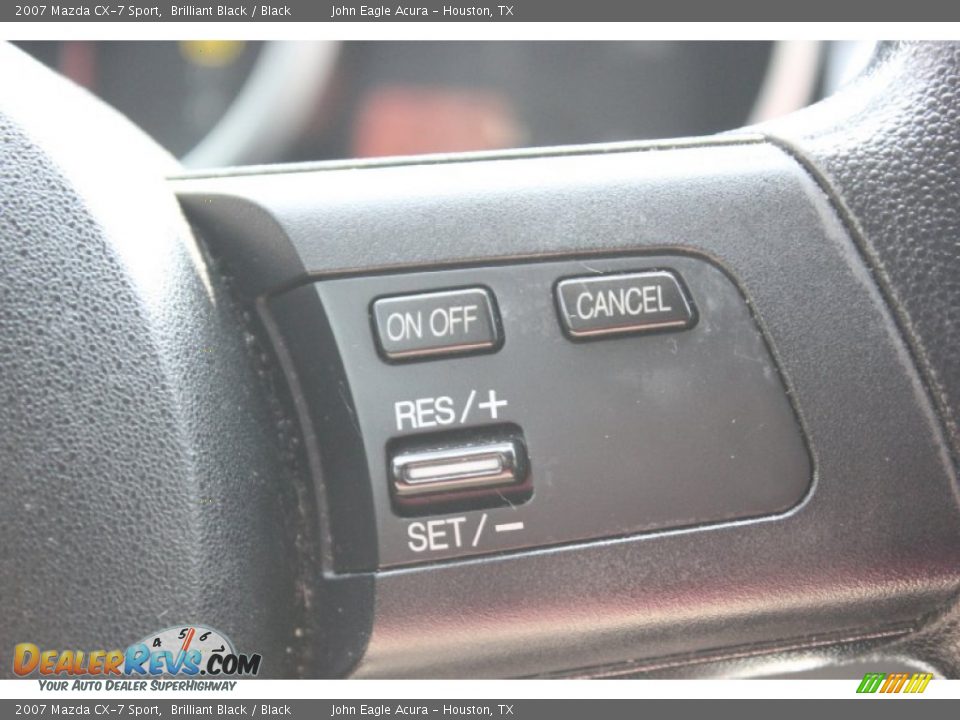 2007 Mazda CX-7 Sport Brilliant Black / Black Photo #32